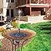 SENLUO Solar Bird Fountain,Solar Powered Bird Bath Fountain Pump 1.4W Solar Panel Kit Water Pump,Outdoor Watering Submersible Pump for Fish Tank,Garden,Pool,Pond,Aquarium