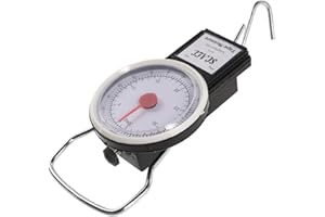 DIKACA Portable Hanging Luggage Scale 35kg Mini Spring Hook Scale Small Travel Suitcase Weight Measuring