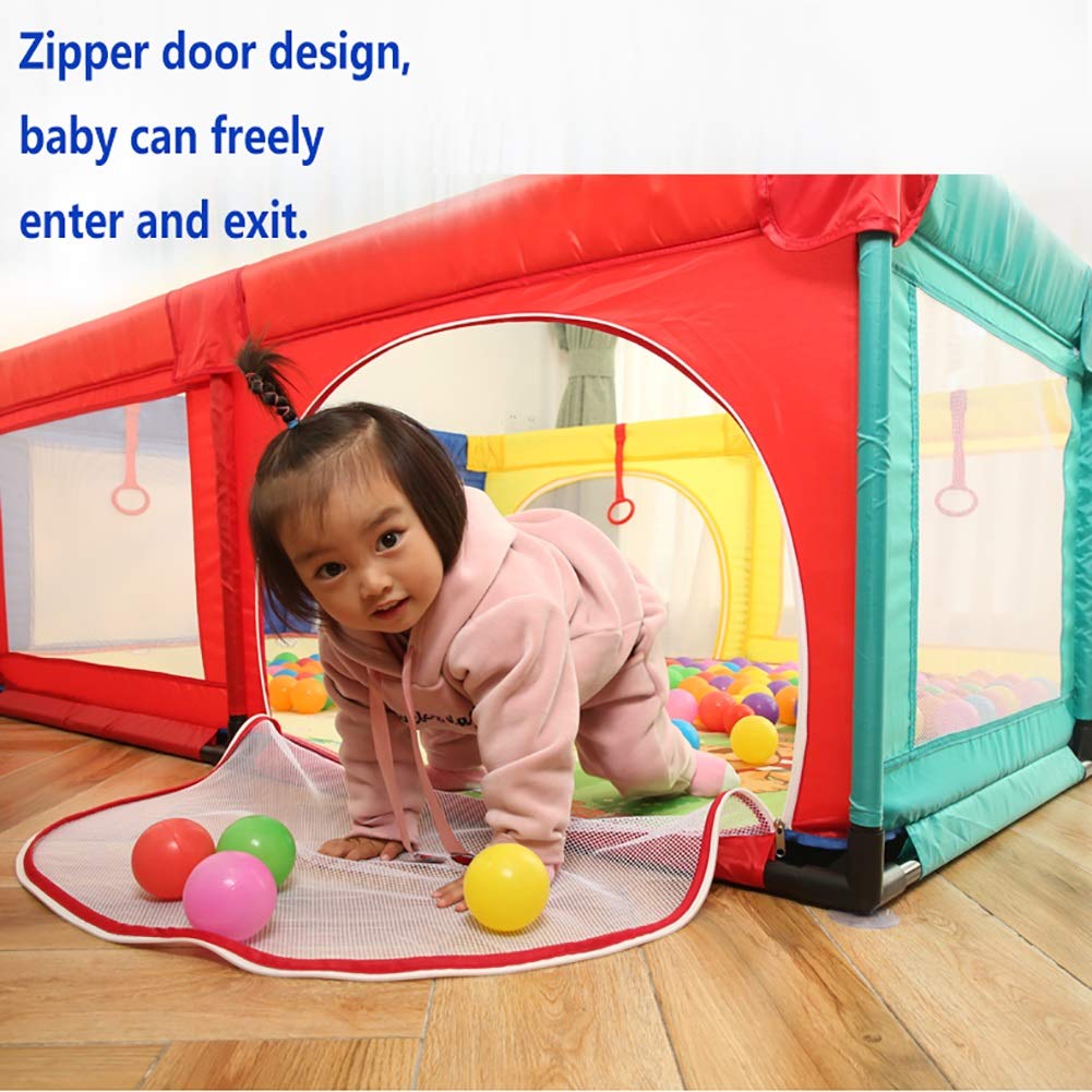 Mobilier Meubles Napravi Rs Yxx Parc Bebe Enfant Securite Jouer Yard Bebe Exterieur Jeu Interieur Cloture Avec Antiderapage Mat 100 Balles Extra Haute 70cm Parcs Pour Enfants Color Style 1 Size 1x1x70