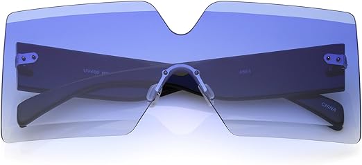 semi rimless glasses thick lenses