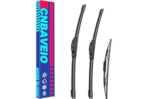 3 Wipers Replacement For Chrysler Town & Country 2016-2008，Dodge Grand Caravan 2020-2008 Original Equipment Windshield Wiper 