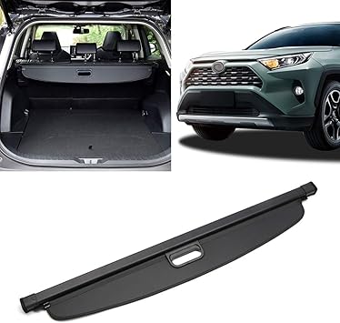 Amazon Com Autoxrun Cargo Cover Rear Trunk Cover Retractable Cargo Security Shield Replacement For 2019 2020 Rav4 Automotive