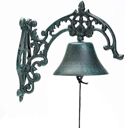 Amazon Com Sungmor Heavy Duty Cast Iron Wall Bell Rustic Style Aristocratic Logo Manually Shaking Wall Hanging Doorbell Indoor Outdoor Wall Mounted Dinner Bell Classic Sculpture For Garden Patio Amazon Com Sungmor Heavy Duty Cast Iron Wall Bell Rustic Style Aristocratic Logo Manually Shaking Wall Hanging Doorbell Indoor Outdoor Wall Mounted Dinner Bell Classic Sculpture For Garden Patio