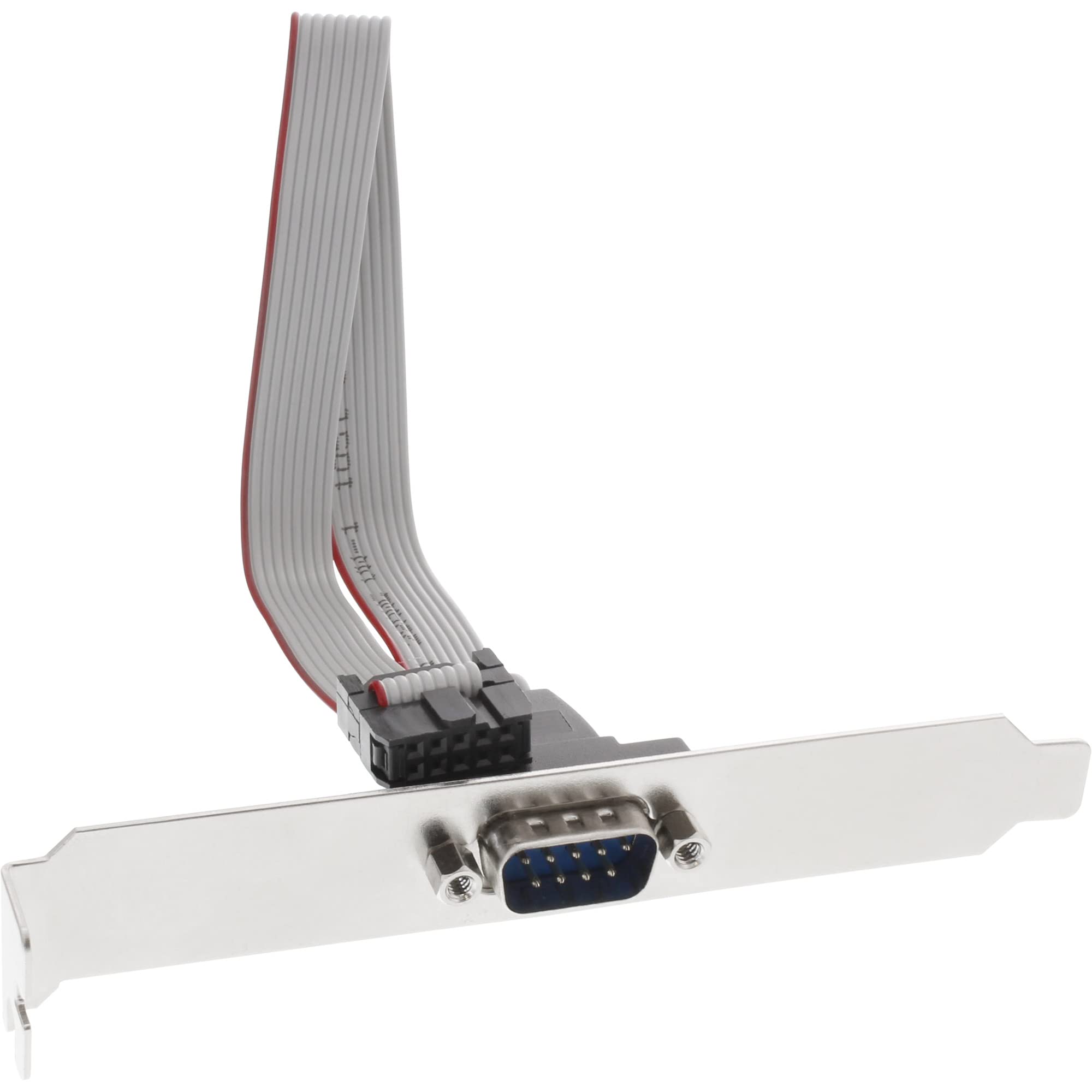 InLine 33208 Serial Slot Bracket, 9-Pin Male to 10-Pin Female Header, 1:1, 0.25 m