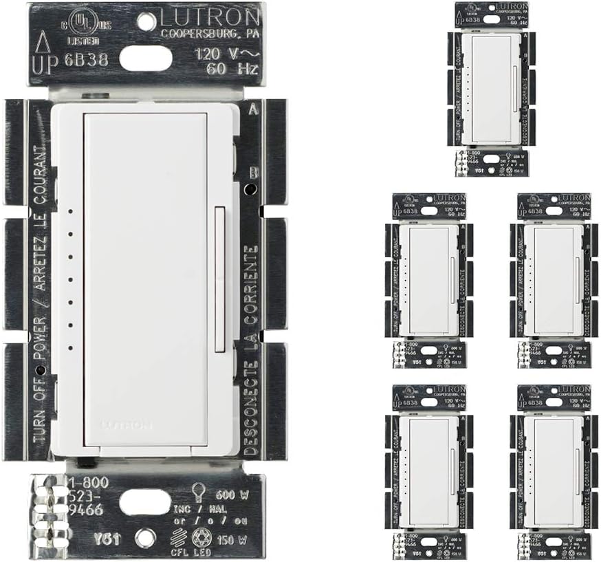 Dimmer Switches MACL153MWH Lutron MACL153MWH3 White Maestro C.L
