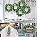 Outgeek 6.5' Long Artificial Eucalyptus and Willow Leaves Hanging Greenery Garland Artificial Vine Wedding Decorations Indoor Outdoor