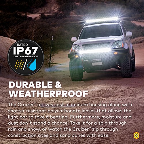 LAMPHUS 2pc CRUIZER 6.5" 36W LED Spotlight [30 Degree Spread] [Spot/Fog/Reverse Applications] [IP67] - for Off-Road, Tractors, Tow Trucks, Powersports & Marine Use - Thumbnail 4