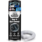 FIX &amp; FUSION A/C Vent and Duct Cleaner | Foaming Spray for Car Air Conditioner | Freshens &amp; Cleans Dust Build-Up | Fast, No-Rinse Formula | Automotive HVAC Refresher &amp; Detailer