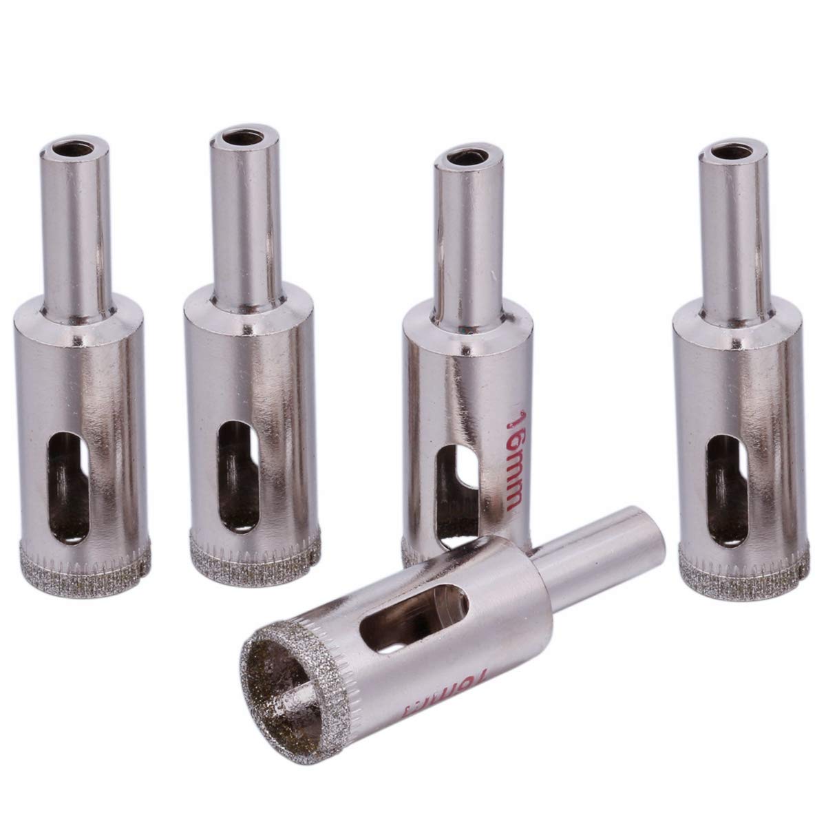 16mm 5/8" Tile Hole Saws Diamond Drill Bit Masonry Tools for Stone Pack of 5Pcs
