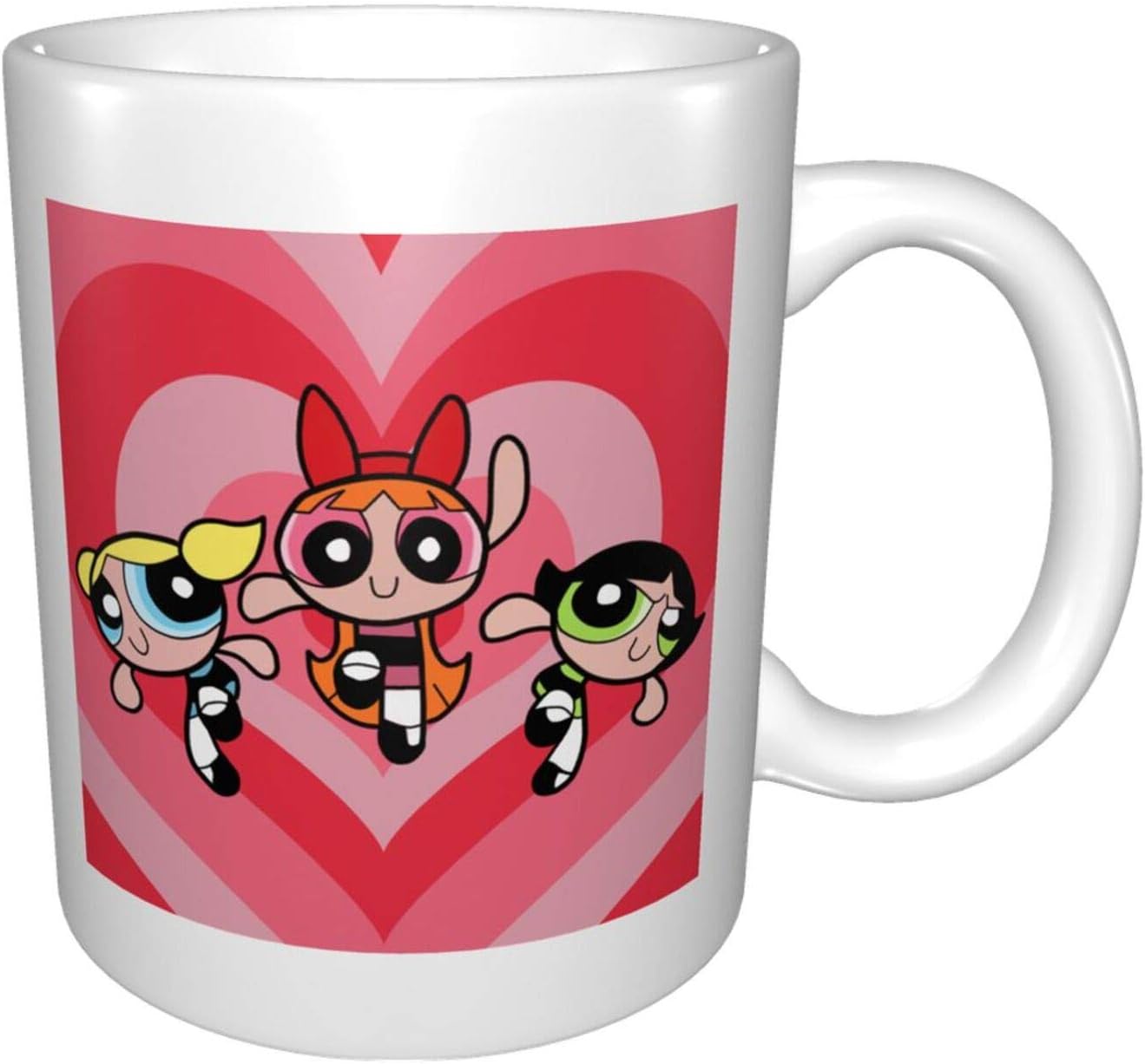 Amazon Co Jp パワーパフガールズの愛の壁紙 マグカップ おしゃれ かわいい 人気 330ml ホーム キッチン
