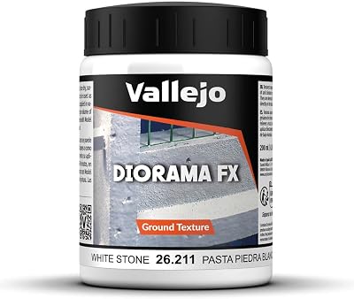 Vallejo Model Color Stone Textures White Stone Paste 200 ml