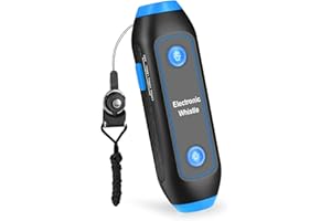 Aramox Electronic Whistle, Handheld ABS with SOS Light for Coaches, Referees, P.E. Teacher, 120-150dB, 3 Tones