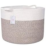 XXL Woven Cotton Rope Basket 20