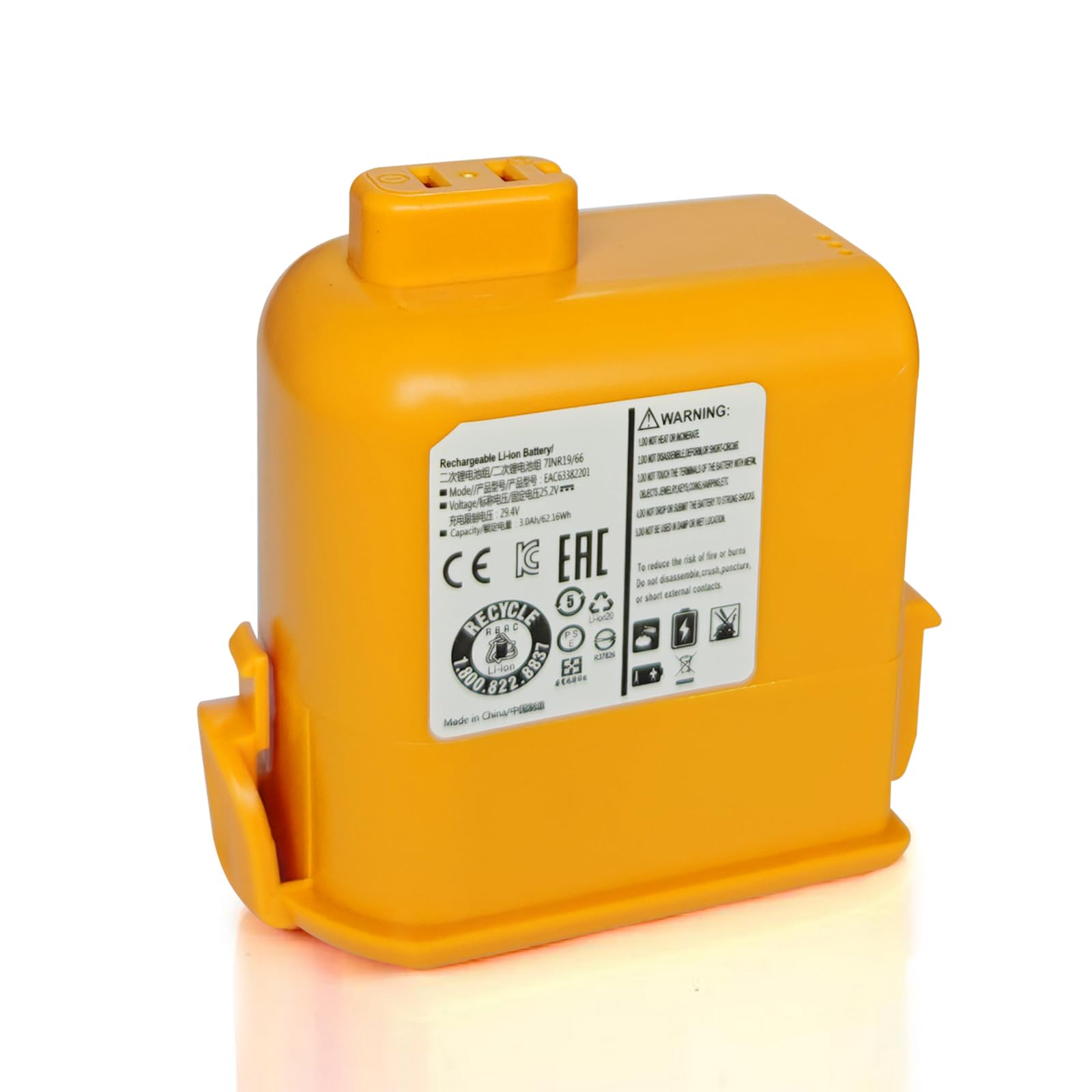 Photo 1 of 3000mAh Replacement Battery for LG Cord Zero A9, Battery for A9 Series Cordless Stick Vacuum Cleaner A9, A927KGMS, A927KVMS, A908VMR, A9S, A9M, A9 MAX, A9 Plus, A9K-CORE, A9K MAX, A9T-Ultra, A9K-PRO