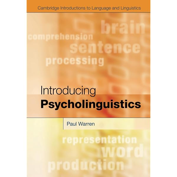 Amazon.com: Introduction to Psycholinguistics: Understanding