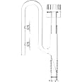 JARDLI Mini Lily Pipe Inflow with Surface Skimmer for Nano Aquarium (13mm for 12/16mm (1/2'' i.d.) tubing)