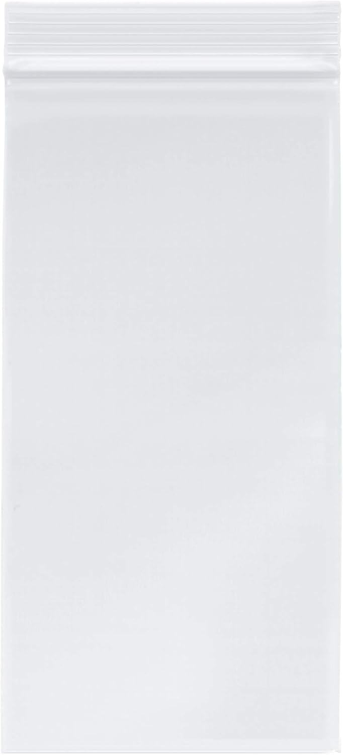 Plymor Heavy Duty Plastic Reclosable Zipper Bags, 4 Mil, 4