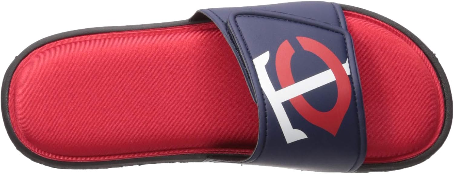 FOCO Mens MLB Big Logo Foam Slide : Sports & Outdoors