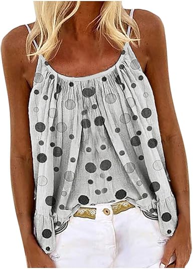 polka dot vest top