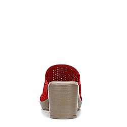 LifeStride Women's Ella Heeled Sandal Fire Red 7.5 W