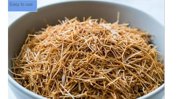 KATAIFI SHREDDED FILLO PHYLLO DOUGH, BAKED KATAIFI PASTRY, INGREDIENT OF DUBAI CHOCOLATE PISTACHIO BARS, KNAFEH, KADAYIF FOR PASTRIES, MILKY DESSERTS (3.5 OZ)