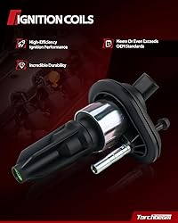 Torchbeam 6 Packs Ignition Coil UF303 Fit for Chevy