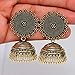 Jaipur Mart Oxidised Plated Jhumka Indian Unique Ethenic bollywood Earrings Jewellery