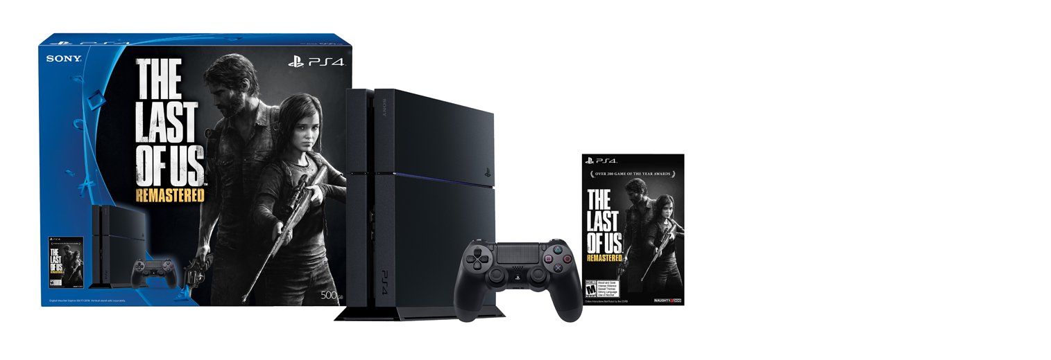 PlayStation 4 Console with Free The Last of Us Remastered Voucher並行輸入