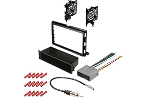 CACHÉ KIT1045 Bundle with Car Stereo Installation Kit for Ford Transit Connect 2012 – 2013 in Dash Mounting Kit, Antenna, Harness for Single or Double Din Radio Receivers (4 Item)