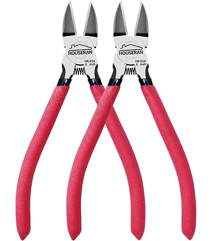 HOUSERAN 6 inch Side Cutter - Diagonal and Spring Loaded