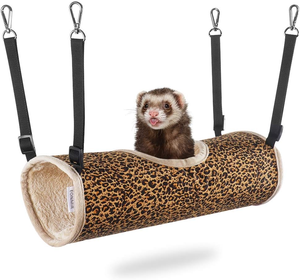 EONMIR Hanging Tunnel Ferret Hammock for Small Animals
