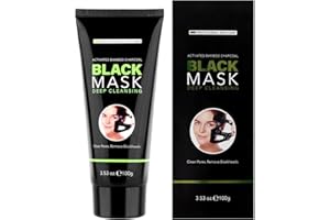 Blackhead Remover Mask, Peel Off Face Mask Charcoal Black Mask, Deep Cleansing for Pores, Dirt, Oil Control, Purifying and Po