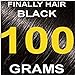 Finally Hair Hair Fiber Refill 100 Grams For Hair Loss Concealing by Finally Hair (Black)