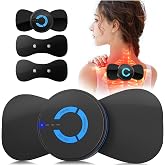 Wireless TENS Unit Muscle Stimulator, FSA-HSA Mini Massager for Pain Relief | Rechargeable Pulse Device with 2 Pads, 6 Modes, 10 Intensity Levels, 15-Min Auto-Off and USB Charging for Back, Neck and Legs