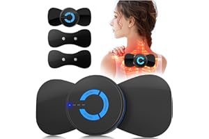 JICHAMOXY Mini Massager,Rechargeable Intelligent TENS Unit Muscle Stimulator for Pain Relief - FSA or HSA Eligible Deep Tissue EMS Massager Management for Back, Neck, Arm Electronic Pulse Machine