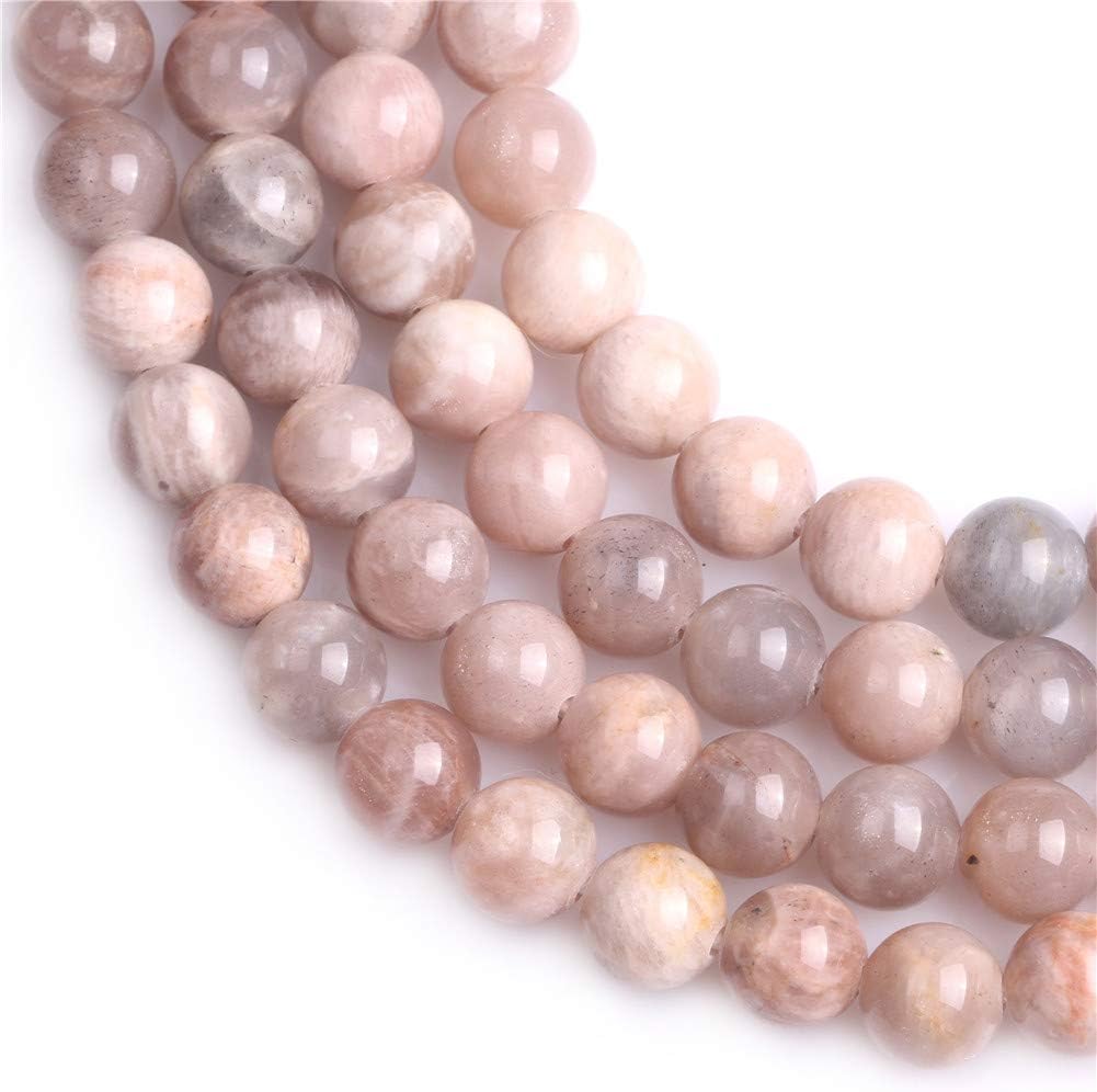 SHGbeads Sunstone Natural Gemstone Loose Beads for Jewellery Making Round 10mm Big Hole 1.5mm-2mm 15'', 10mm Brown - Image 4