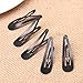 Senkary 60 Pack Snap Hair Clips No Slip Metal Hair Clips Hair Barrettes for Women Girls Kids, 2 Inch/ 50mm (Black)