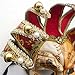 ZjpMask Full Face Venetian Jester Mask Masquerade Mardi Gras Wall Decorative Art Collection