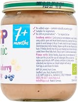 HiPP Organic Banana & Blueberry Porridge Baby Food Jar 160g 7+ Months (Pack of view 10