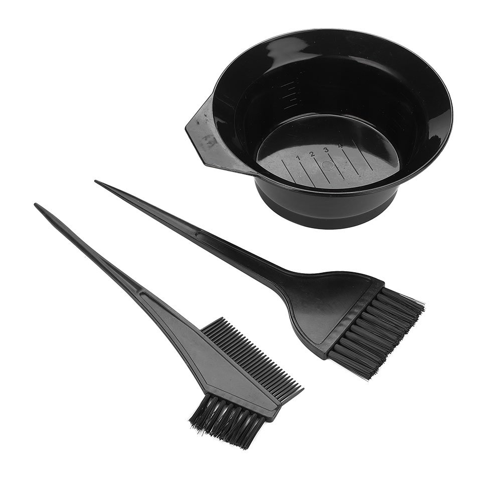 Amazon Com Salon Hair Coloring Dyeing Kit Hair Coloring Brush And Bowl Set Professional Hair Salon Dyeing Perming Tools 3 Pcs Beauty
