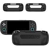 KONXISA Protective Case For Retroid Pocket 5, Silicone Case, Durable Cover with Shock-Absorption and Anti-Scratch Design, Protective Covers for Console & Games Accessories, Black