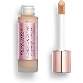 Revolution Beauty London, Conceal & Define Foundation, Full Coverage, Long-Lasting Matte Finish, Vegan & Cruelty-Free, F9 Medium Skin Tones, 0.8 fl oz