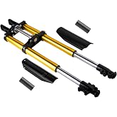 29" Pair Front Fork Shocker for 110CC 125CC Dirt Pit Bike, Complete 45/48mm Front Forks and Triple Clamp Handlebar Riser Set Fit For Dirt Pit Pro Trail Bike 110cc 125cc 150cc
