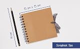 Styloo Small Scrapbook by bzbee 50 Brown Craft Papers Instax Mini Album view 5