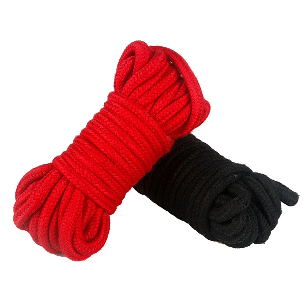 Moonight [Pack of 2/3/4] Long Soft Rope -32-Foot 10m,64-Foot 20m Soft Twisted Cotton Rope Utility Rope(2/3/4pcs, 10M/20M)(2pcs,20M)