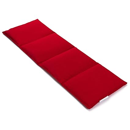 Cojín térmico compartimentado en 4 con semillas de colza 60x20cm ...