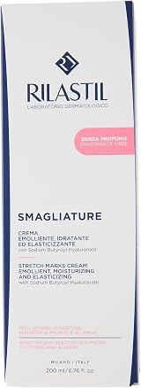 Rilastil Women's Anti-Stretch Mark Cream 200ml Sensitive Skin Pregnancy view 4