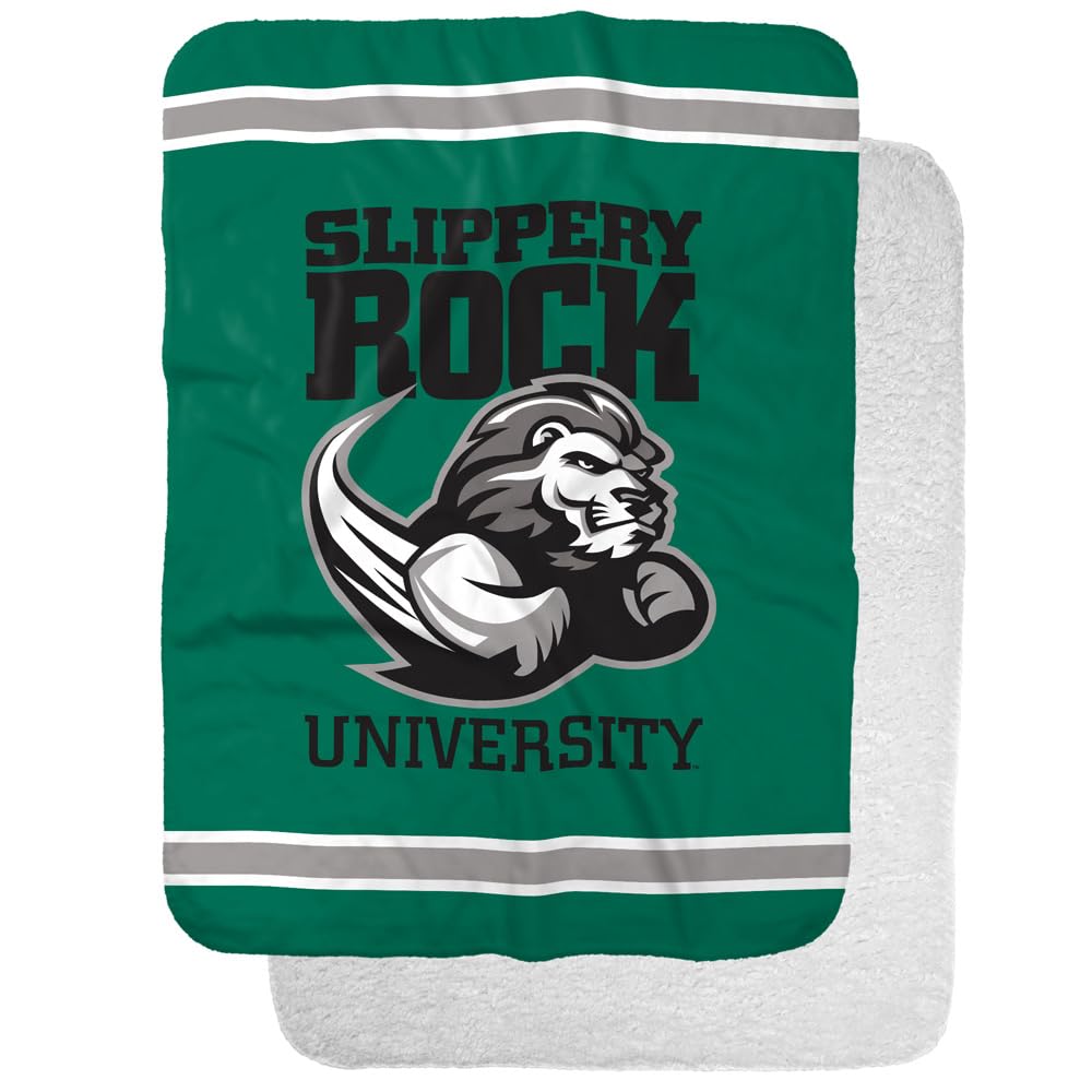 Slippery Rock University Primary Logo Stripes