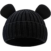RUIKUNA Toddler Boy Winter Beanie Baby Knit Hat Warm Girl Beanies Newborn Cute Hats for Kids
