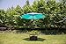 SunLife Patio Umbrella Base Stand, Outdoor Side Table with Umbrella 1.5 inches Hole PE Resin Wicker